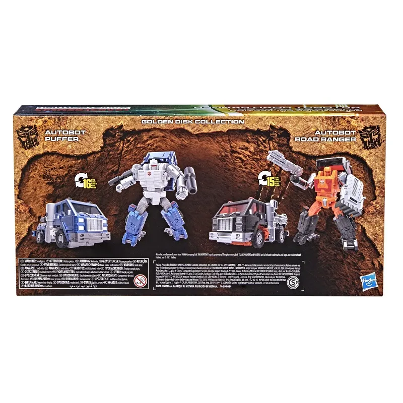 Autobot Road Ranger and Autobot Puffer Deluxe Class | Transformers Generations War for Cybertron Kingdom Golden Disk Collection Chapter 1