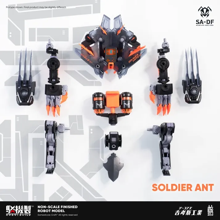 RB-05 Kai Soldier Ant Model Kit | Robot Build | Earnestcore Craft, Wave