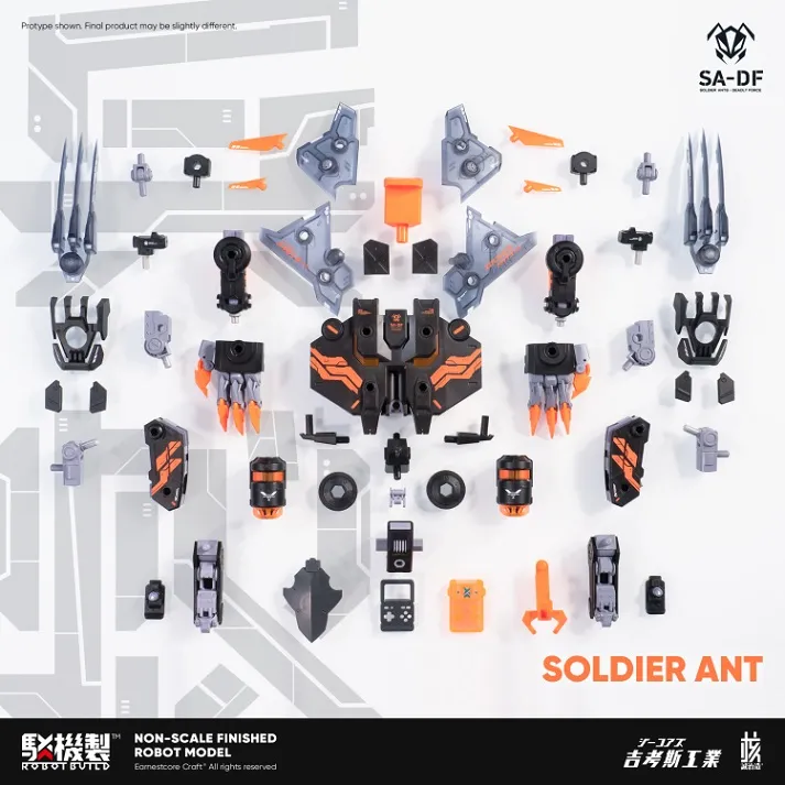 RB-05 Kai Soldier Ant Model Kit | Robot Build | Earnestcore Craft, Wave