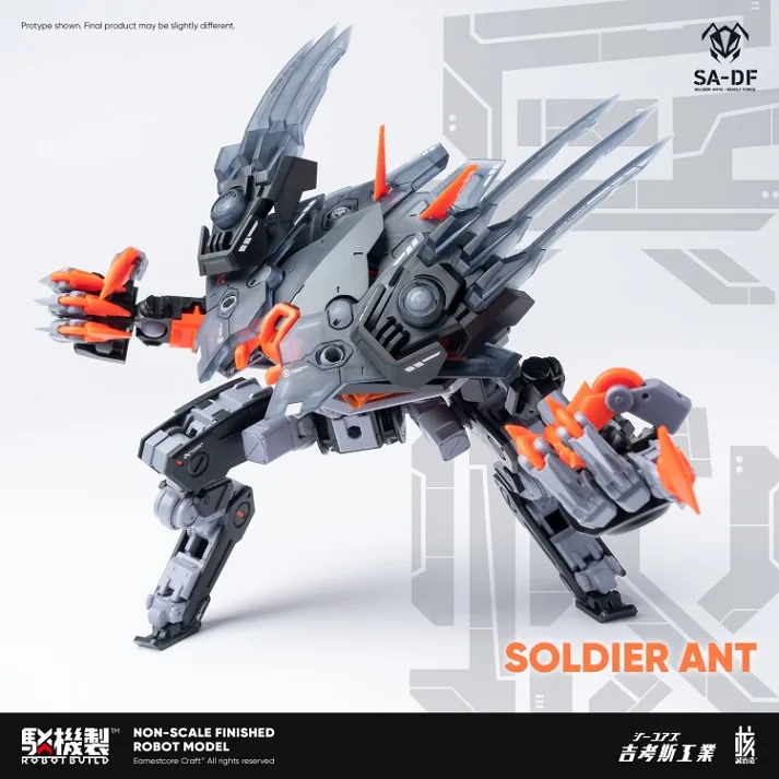 RB-05 Kai Soldier Ant Model Kit | Robot Build | Earnestcore Craft, Wave