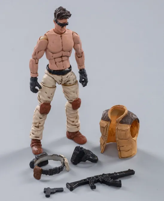 Steelbone Armor Desert with Pilot | Joy Toy Dark Source