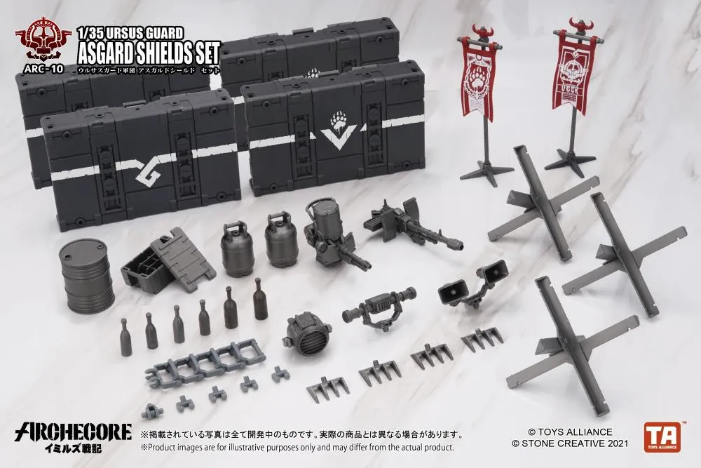 ARC-10 Ursus Guard Asgard Shields Set 1:35 Scale | ARCHECORE