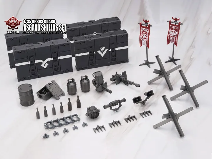 ARC-10 Ursus Guard Asgard Shields Set 1:35 Scale | ARCHECORE