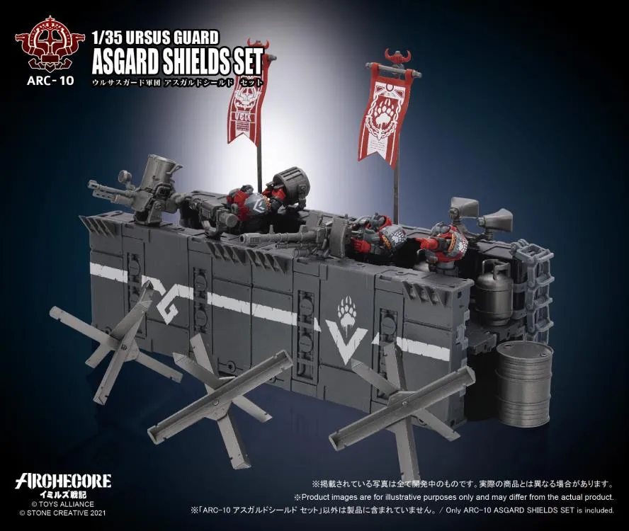 ARC-10 Ursus Guard Asgard Shields Set 1:35 Scale | ARCHECORE