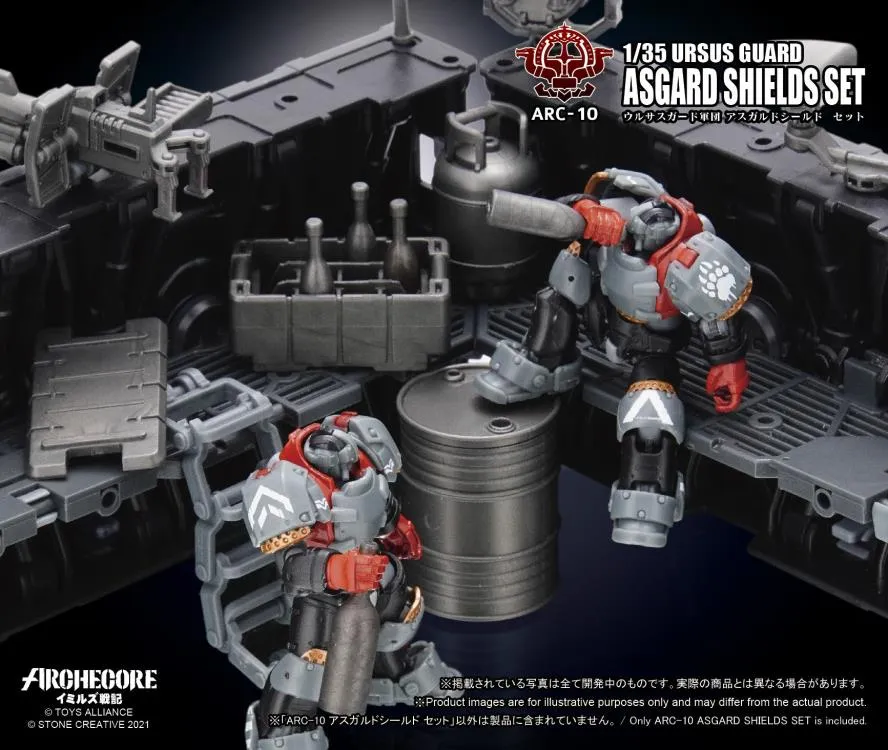 ARC-10 Ursus Guard Asgard Shields Set 1:35 Scale | ARCHECORE