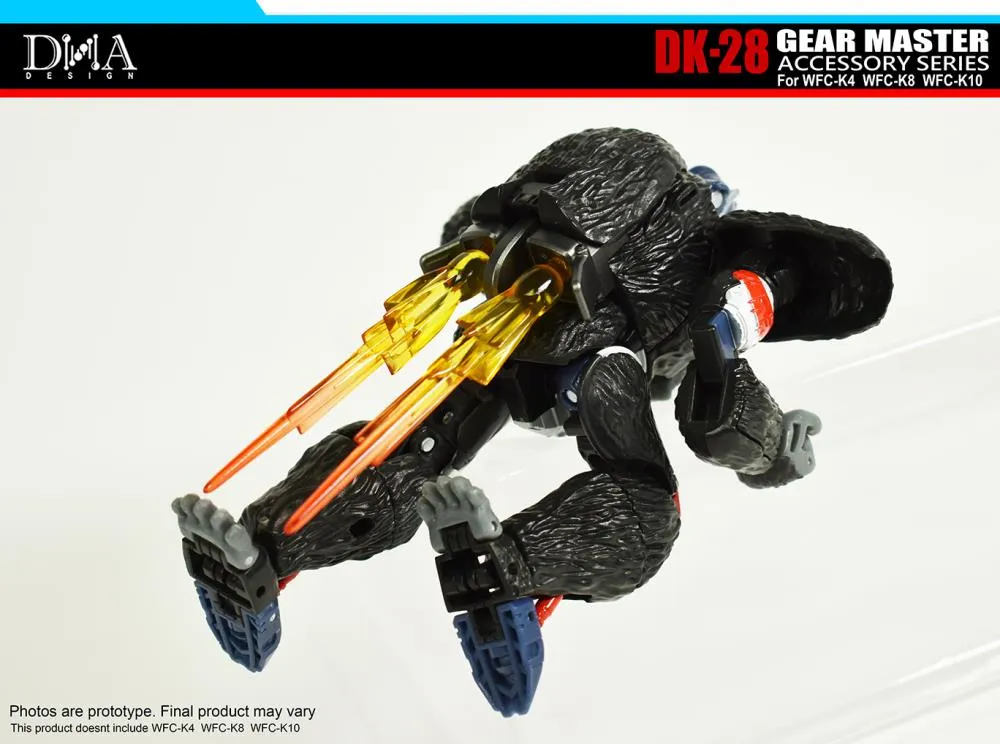DK-28 Upgrade Kit for Transformers WFC Kingdom WFC-K4, WFC-K8, and WFC-K10 | Dna Design | Upgrade Kit