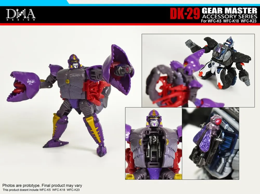 DK-29 Upgrade Kit for Transformers WFC Kingdom WFC-K5, WFC-K18, and WFC-K23 | Dna Design | Upgrade Kit