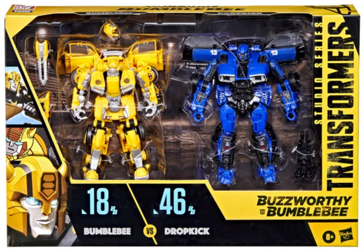 Bumblebee vs Dropkick Deluxe Class | Transformers Generations Buzzworthy Bumblebee