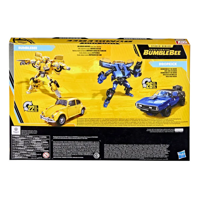 Bumblebee vs Dropkick Deluxe Class | Transformers Generations Buzzworthy Bumblebee