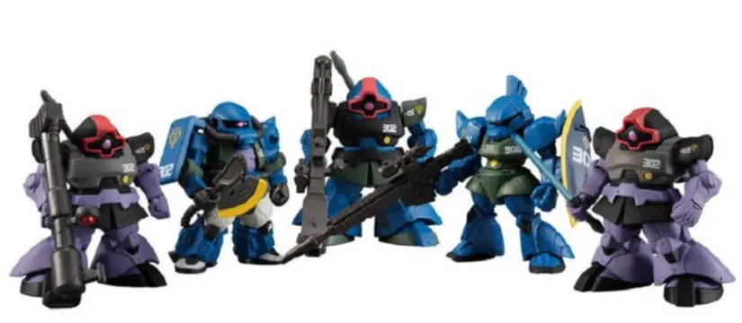 Nightmare of Soloman 302 Patrol Squadron Set of 5 | Gundam FW Gundam Converge: Core