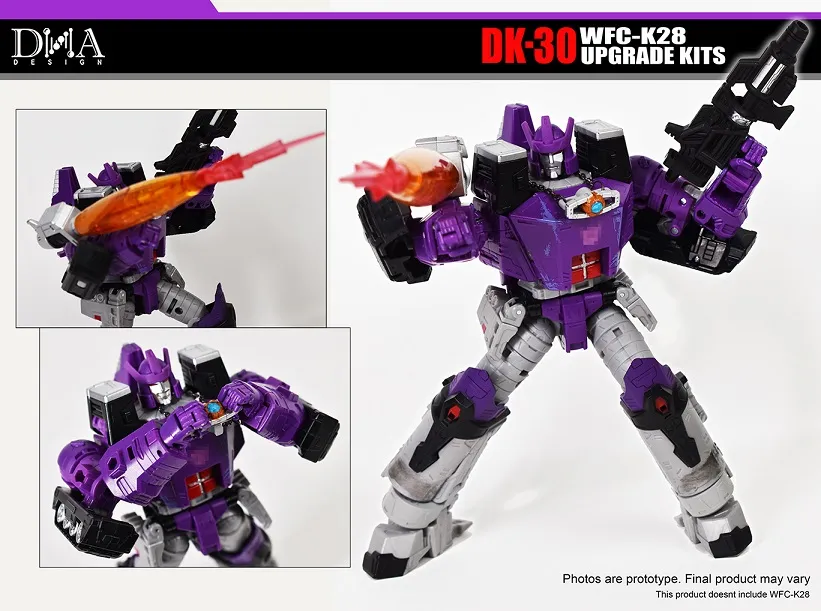 DK-30 Upgrade Kit for Transformers WFC Kingdom WFC-K28 Leader Galvatron | Dna Design | Upgrade Kit