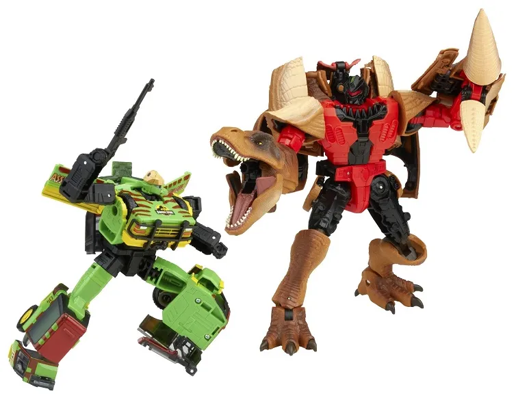Tyrannocon Rex and JP93 Set of 2 | Jurassic Park | Transformers Collaborative