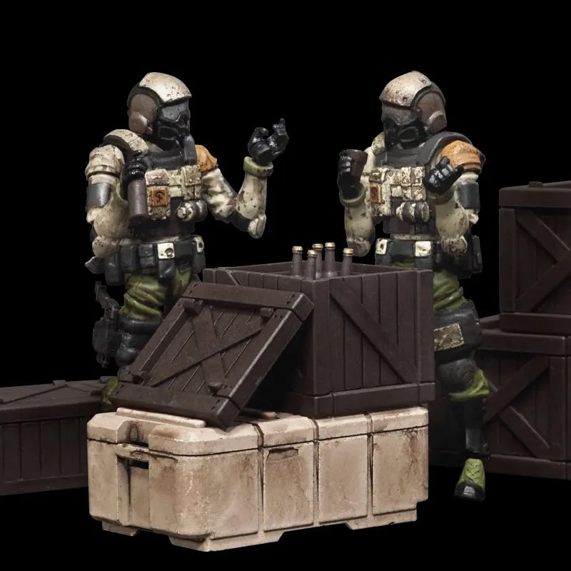 FAV-AP10 88th Campsite Decor Set 1:18 Scale | Acid Rain FAV