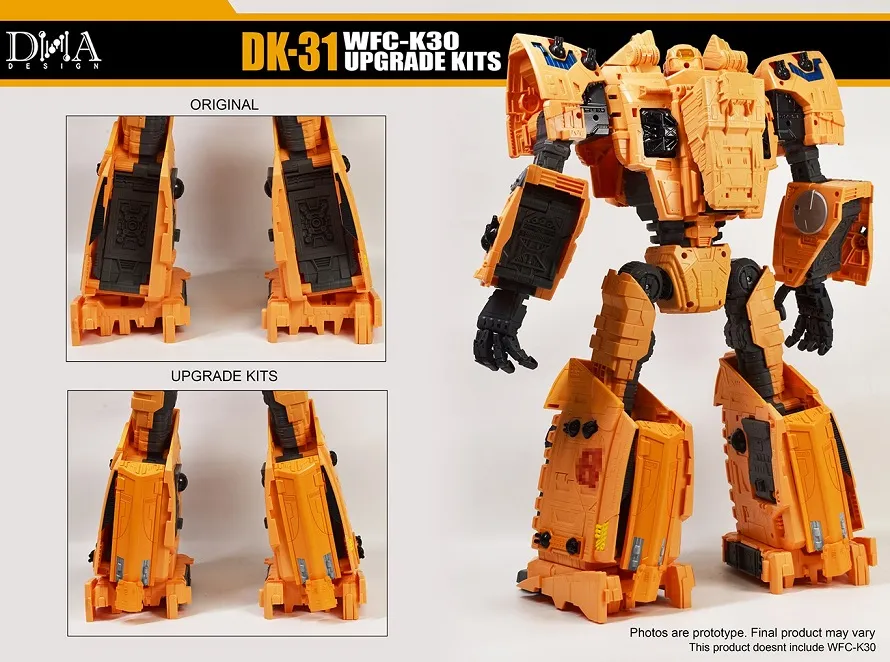 DK-31 Upgrade Kit for Transformers WFC Kingdom WFC-K30 Titan Autobot Ark | Dna Design | Upgrade Kit