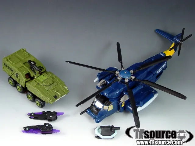 Autobot Whirl Vs Decepticon Bludgeon Masters of Metallikato Set | Transformers 2 ROTF Revenge of the Fallen