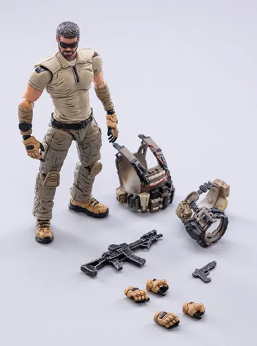 Mercenary Kahn 1/18 Scale Hardcore Coldplay | Joy Toy Military Figures
