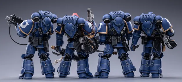 Ultramarines Intercessors Set of 4| Warhammer 40K | Joy Toy