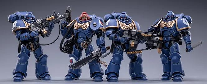 Ultramarines Intercessors Set of 4| Warhammer 40K | Joy Toy