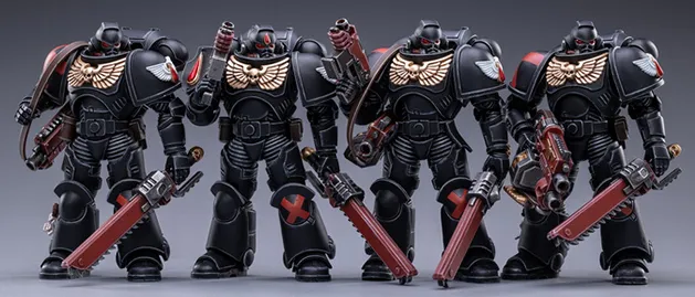 Blood Angels Death Company Intercessors Set of 4 | Warhammer 40K | Joy Toy