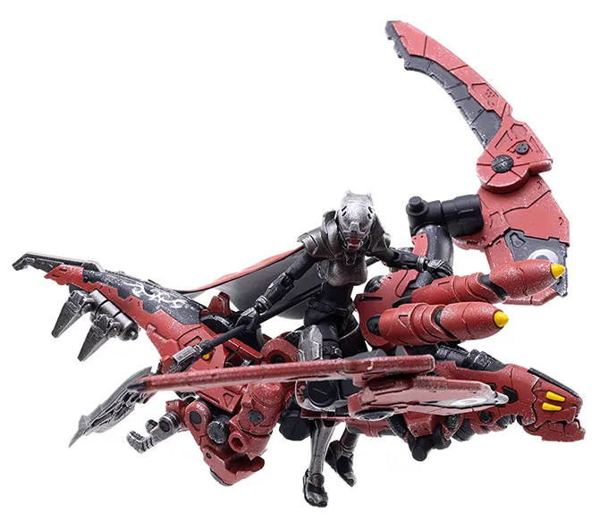 Saluk Flame Dragon Cavalry (Crimson) | Joy Toy Battle for the Stars