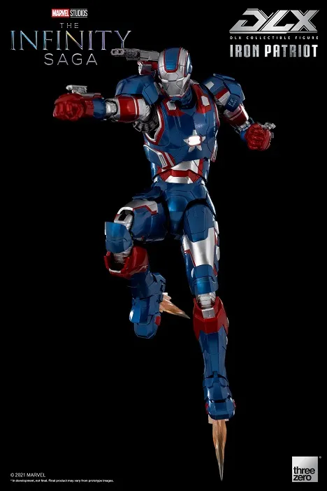 Iron Patriot 1:12 Scale Figure | Threezero The Avengers Infinity Saga DLX