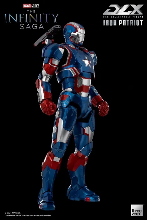 Iron Patriot 1:12 Scale Figure | Threezero The Avengers Infinity Saga DLX
