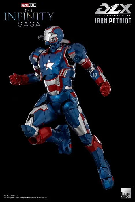 Iron Patriot 1:12 Scale Figure | Threezero The Avengers Infinity Saga DLX