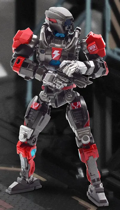 MP-03 Special Force Types Mecharms Brave 13 Team | Mecha Project | Fresh Retro