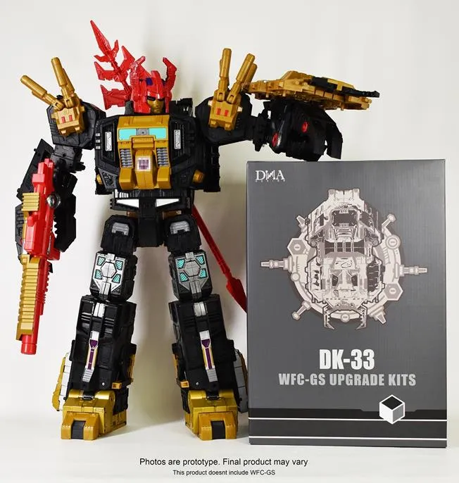 DK-33 Upgrade Kit for Transformers Generations Selects WFC Trilogy Black Zarak | Dna Design | Upgrade Kit