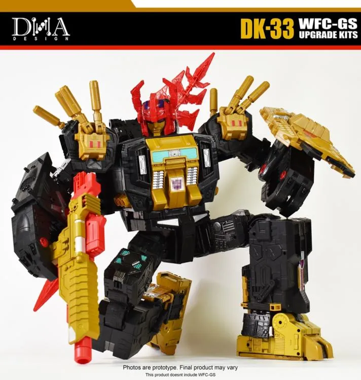 DK-33 Upgrade Kit for Transformers Generations Selects WFC Trilogy Black Zarak | Dna Design | Upgrade Kit