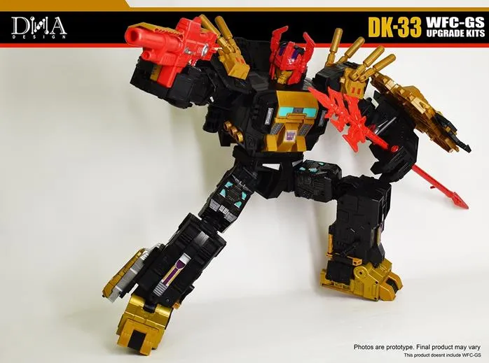 DK-33 Upgrade Kit for Transformers Generations Selects WFC Trilogy Black Zarak | Dna Design | Upgrade Kit