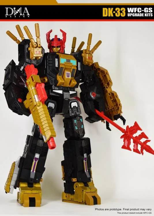 DK-33 Upgrade Kit for Transformers Generations Selects WFC Trilogy Black Zarak | Dna Design | Upgrade Kit