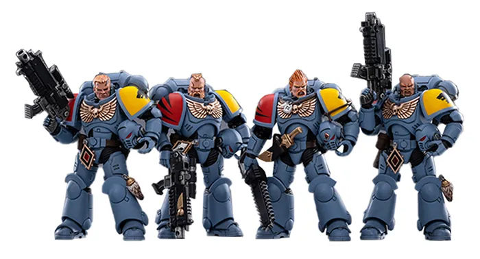 Space Wolves Battle Pack Set of 4 1/18 Scale | Warhammer 40K | Joy Toy