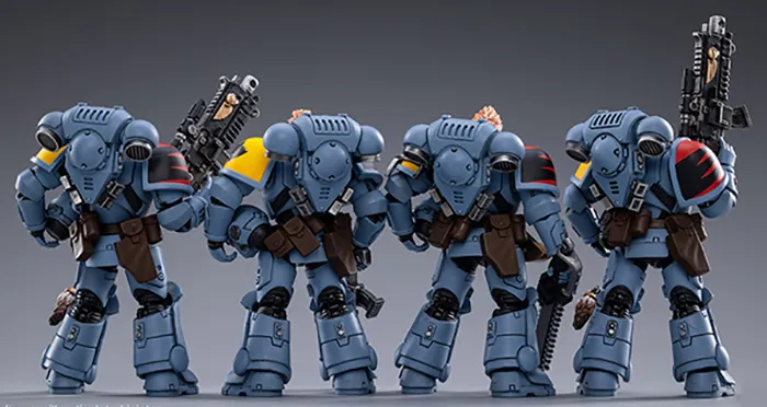 Space Wolves Battle Pack Set of 4 1/18 Scale | Warhammer 40K | Joy Toy