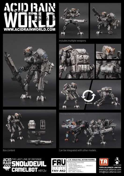 FAV-A62 Snowdevil Camelbot HR12v 1:18 Scale | Acid Rain FAV