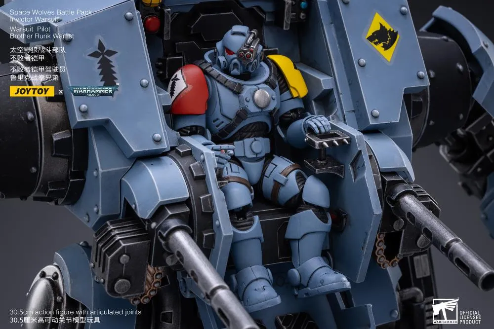 Space Wolves Invictor Warsuit 1/18 Scale | Warhammer 40K | Joy Toy 