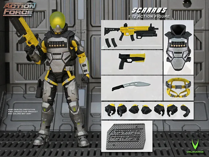 Scarabs 1/12 Scale | Action Force | Valaverse