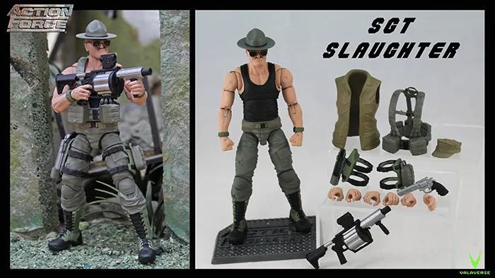 Sgt. Slaughter Version 2 1/12 Scale | Action Force | Valaverse