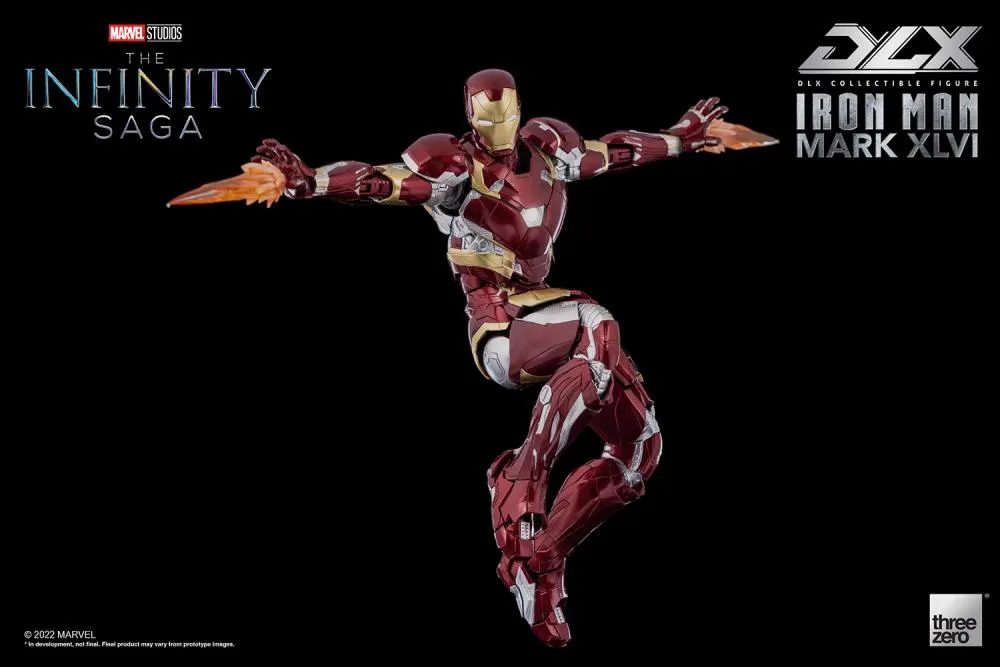 Iron Man Mark 46 1:12 Scale Figure | Threezero The Avengers Infinity Saga DLX