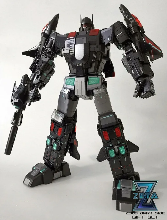 ZB-08 Dark Side Superitron Combiner Set of 5 | Zeta Toys