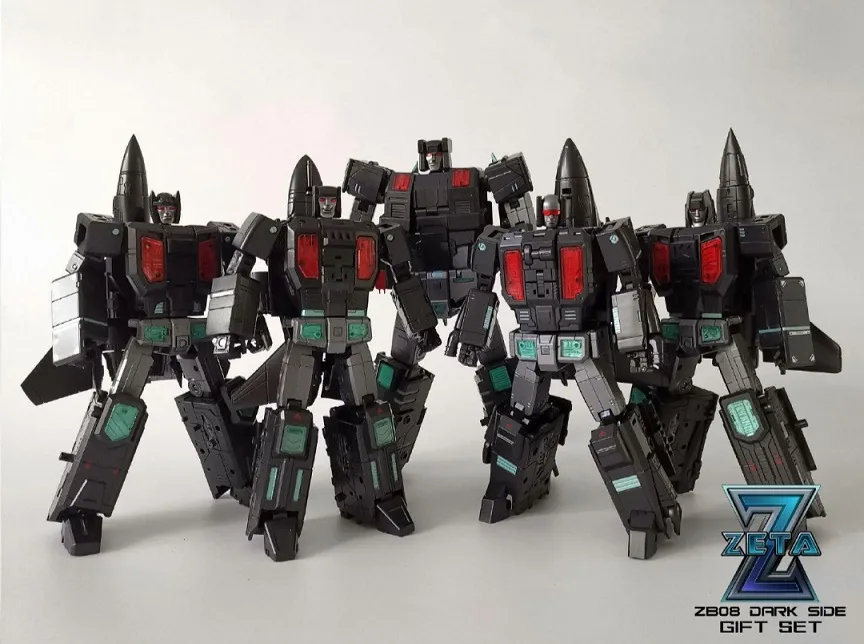 ZB-08 Dark Side Superitron Combiner Set of 5 | Zeta Toys