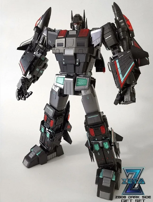 ZB-08 Dark Side Superitron Combiner Set of 5 | Zeta Toys