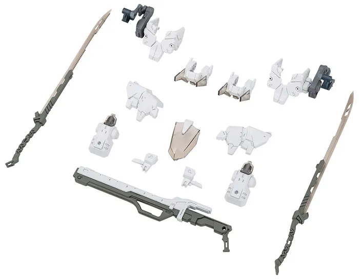 Hundred Edge 1/100 Scale Optional Parts Set | Yu-Mo Code Beast | Wave