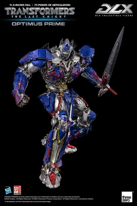 Optimus Prime DLX Scale Collectible Figure | Transformers: The Last Knight | threezero