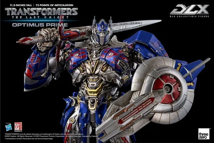 Optimus Prime DLX Scale Collectible Figure | Transformers: The Last Knight | threezero