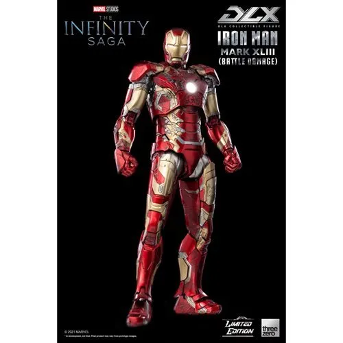 Iron Man Mark 43 Battle Damage 1:12 Scale Figure | Threezero  | The Avengers Infinity War