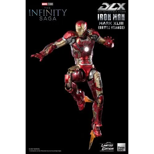 Iron Man Mark 43 Battle Damage 1:12 Scale Figure | Threezero  | The Avengers Infinity War