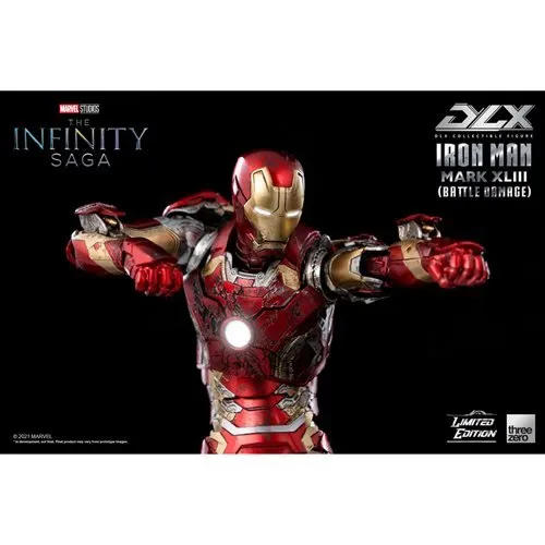 Iron Man Mark 43 Battle Damage 1:12 Scale Figure | Threezero  | The Avengers Infinity War