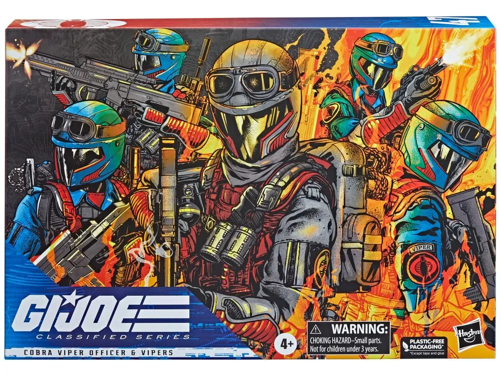 Viper Officer and Vipers Troop Builder Pack 6-Inch Scale | G.I. Joe Classified Series