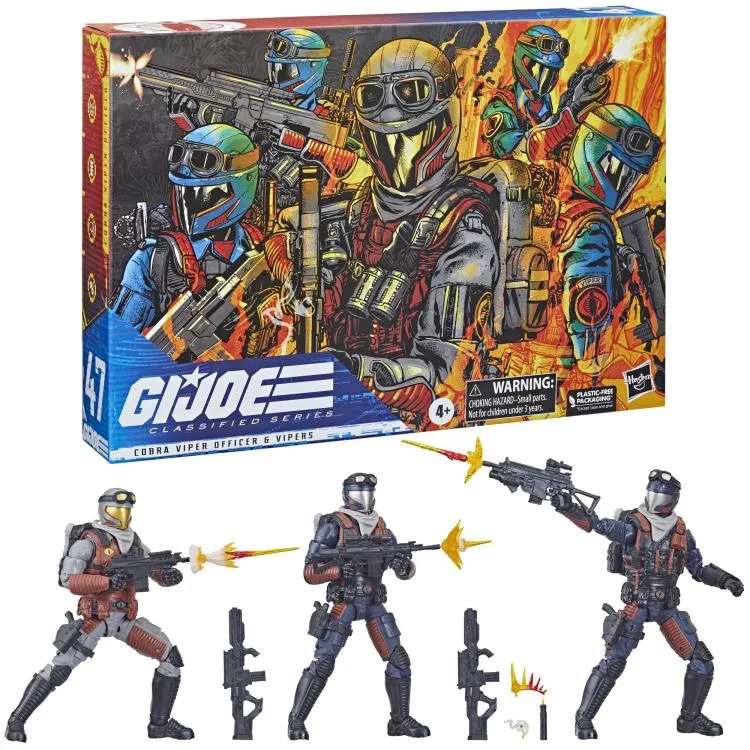 Viper Officer and Vipers Troop Builder Pack 6-Inch Scale | G.I. Joe Classified Series